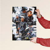 Kylian Mbappé Dynamic Football Poster | Dripster Exclusive